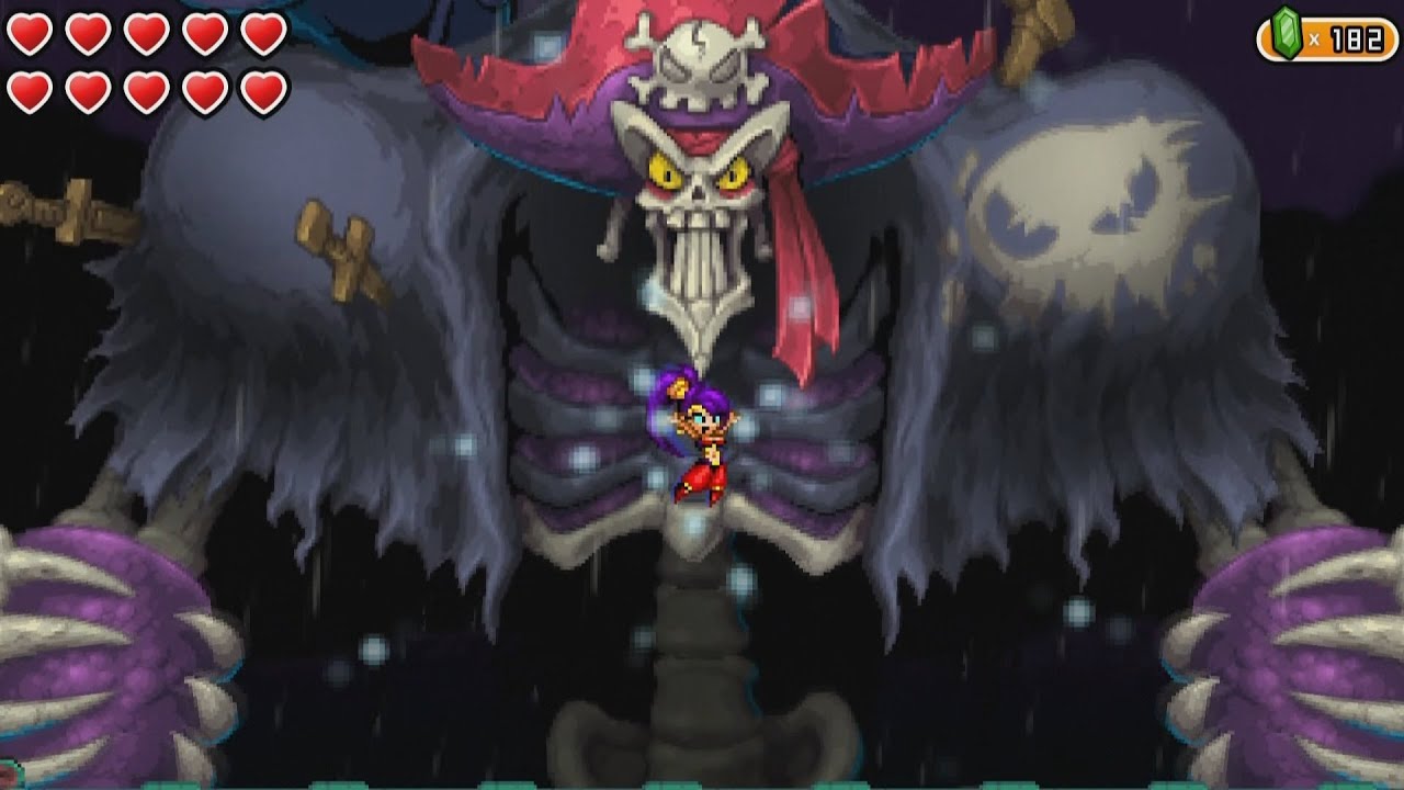 Shantae and the Pirate's Curse (PC) - All Bosses [No Damage]