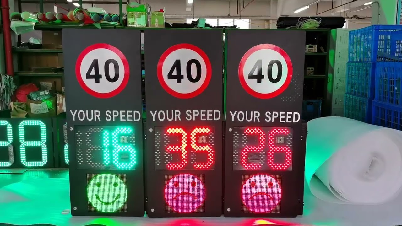 Solar Radar Speed Signs