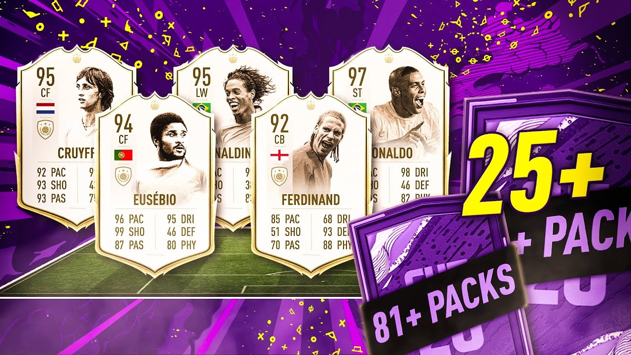 OMG ALL PRIME ICON MOMENTS DYNAMIC IMAGES! 25x 81+ UPGRADE PACKS! - FIFA 20 Ultimate Team