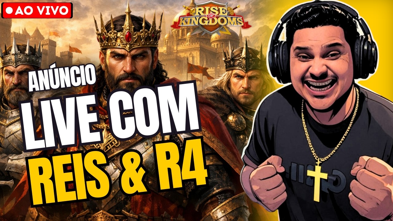 🟡LIVE | ANÚNCIO DA LIVE COM LIDERANÇAS BR | RISE OF KINGDOMS | MarquesRok