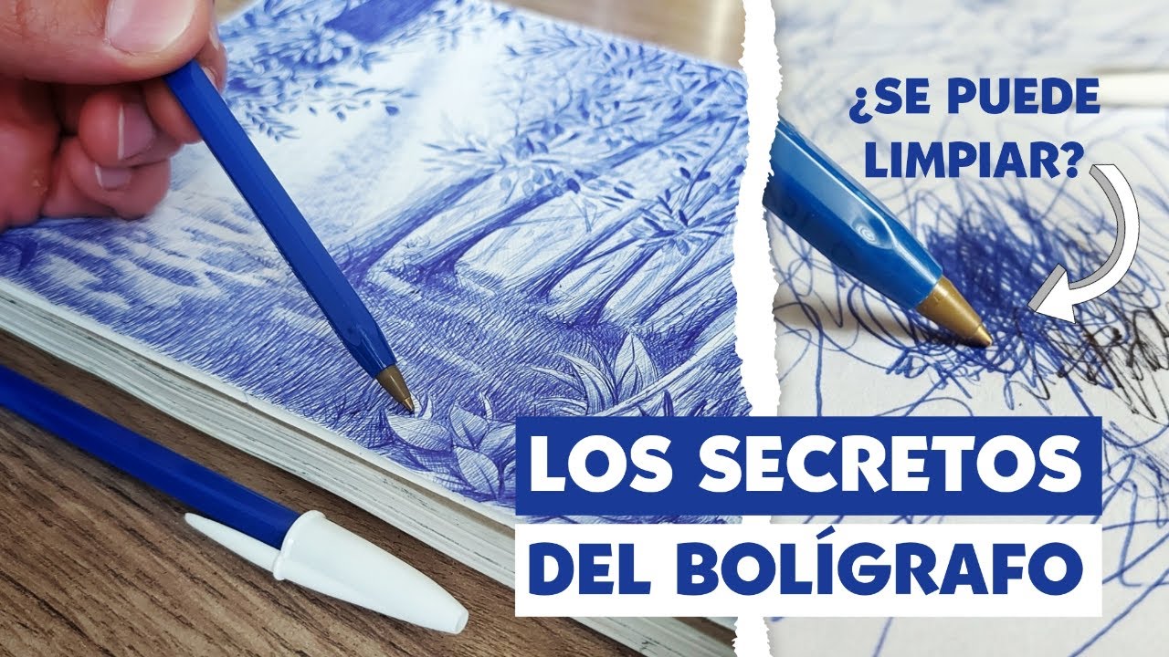 Aprende TODO sobre EL BOLÍGRAFO - Los Mejores Técnicas para Dibujar con Tinta