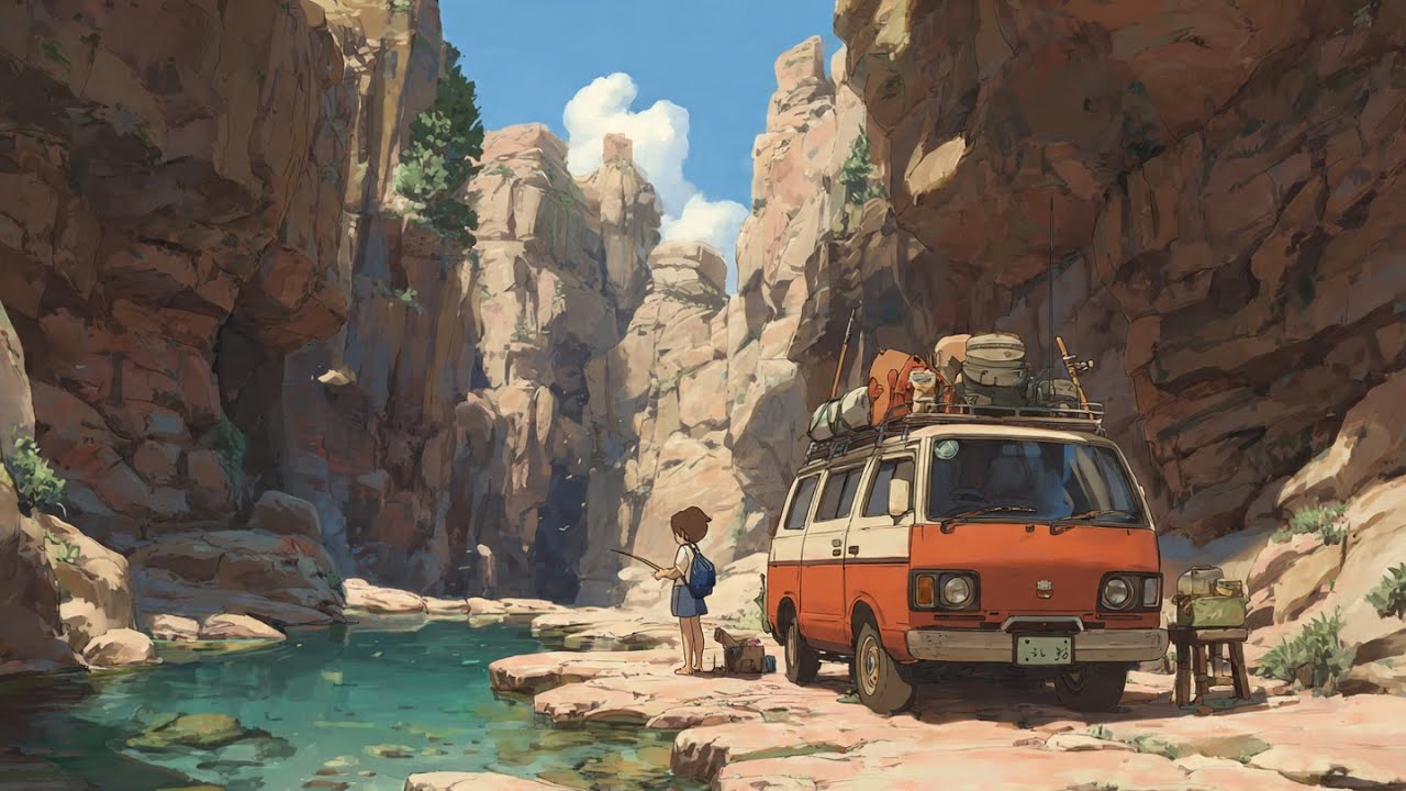 🚗💨 Night Drive Lo-fi Van | Nonstop Roadtrip Chill Mix | Cozy Vibes to Study & Relax