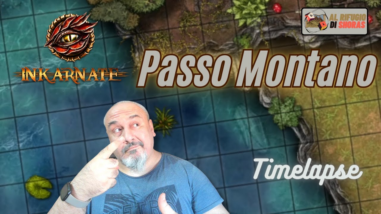 Battlemap di un passo montano in Inkarnate | Timelapse
