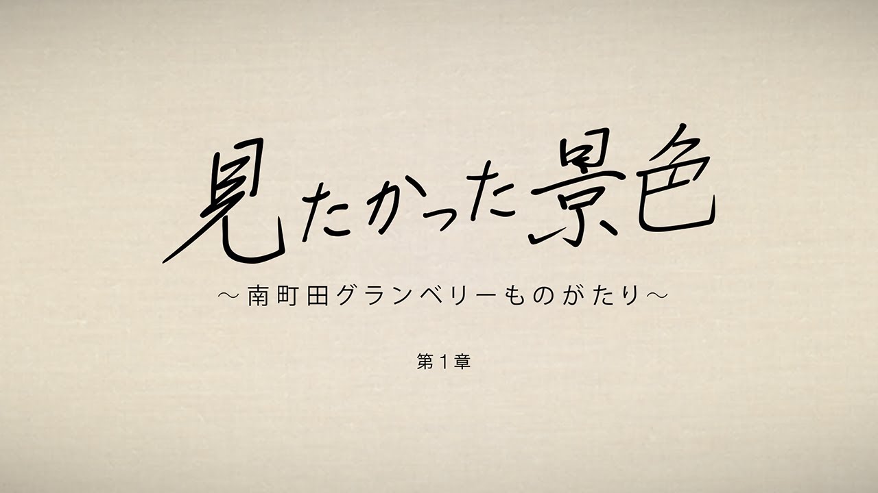 「見たかった景色」～南町田グランベリーものがたり～ 第1章