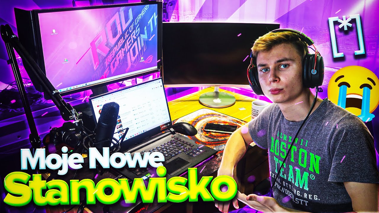 MOJE NOWE STANOWISKO - SPALIŁEM KOMPUTER ZA 11 TYS. ZŁ