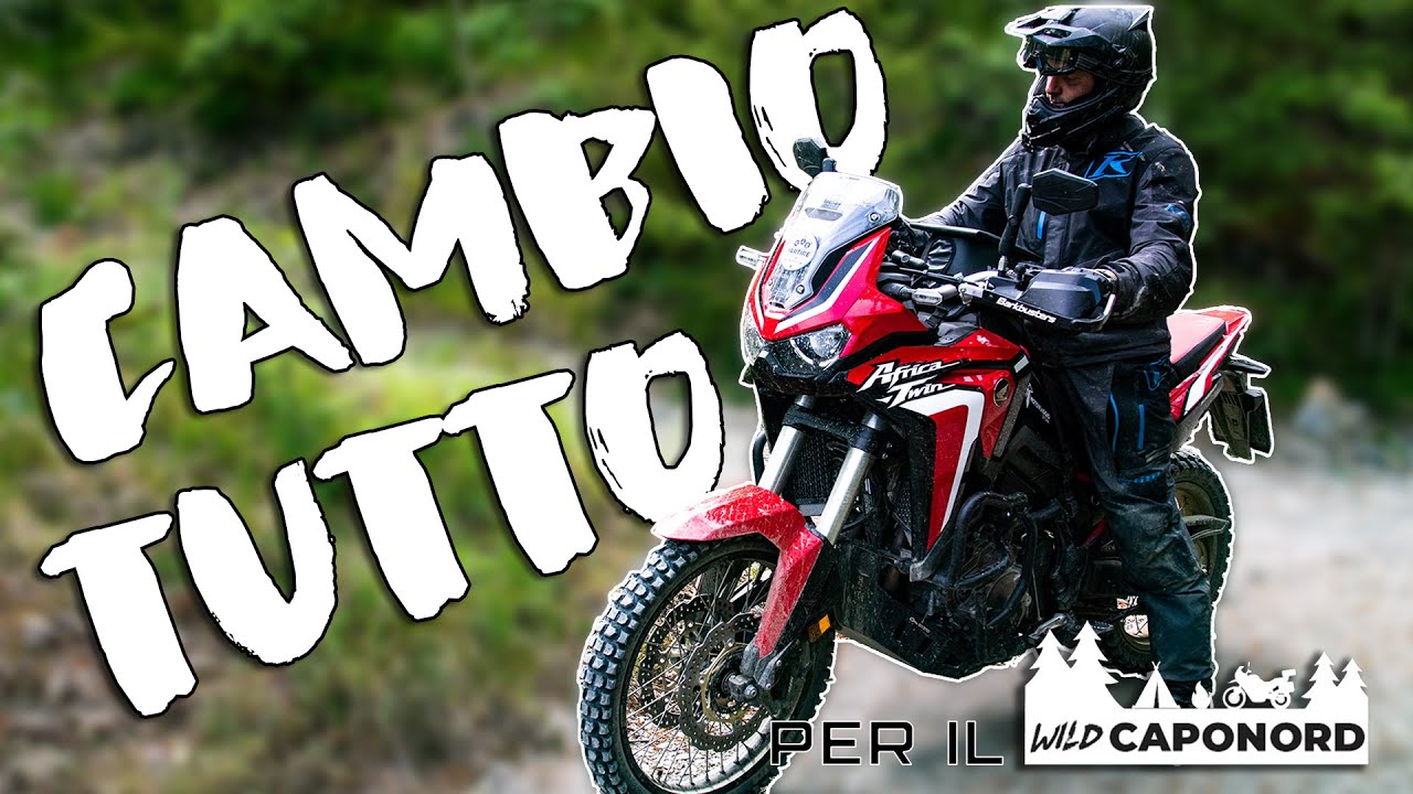 Trasformo la mia CRF1100 da inarrestabile maxienduro a fedele compagna di viaggio per WILD Capo Nord