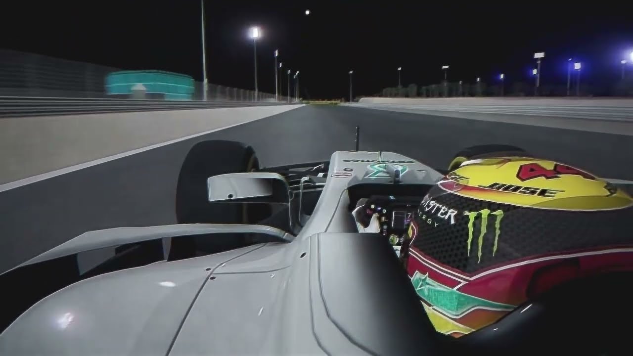2017 Mercedes AMG W08 EQ Power+ at Bahrain onboard lap