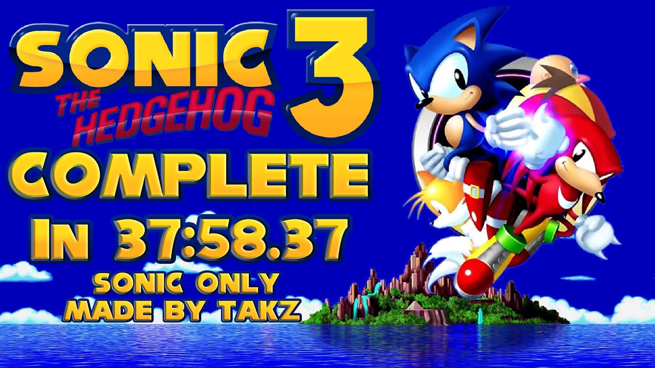 [TAS] Sonic 3 Complete in 37:58.37 - Newgame+ by Takz