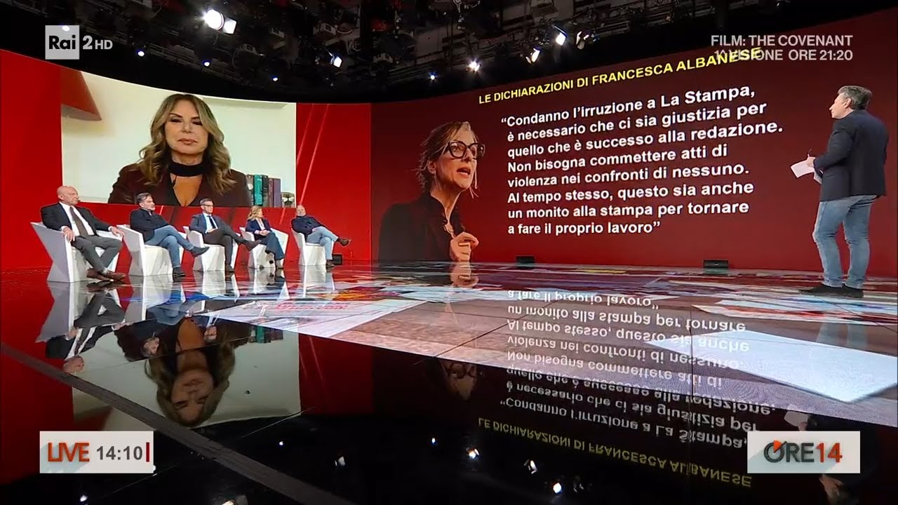 Assalto alla redazione de "La Stampa" - Ore 14 del 01/12/2025