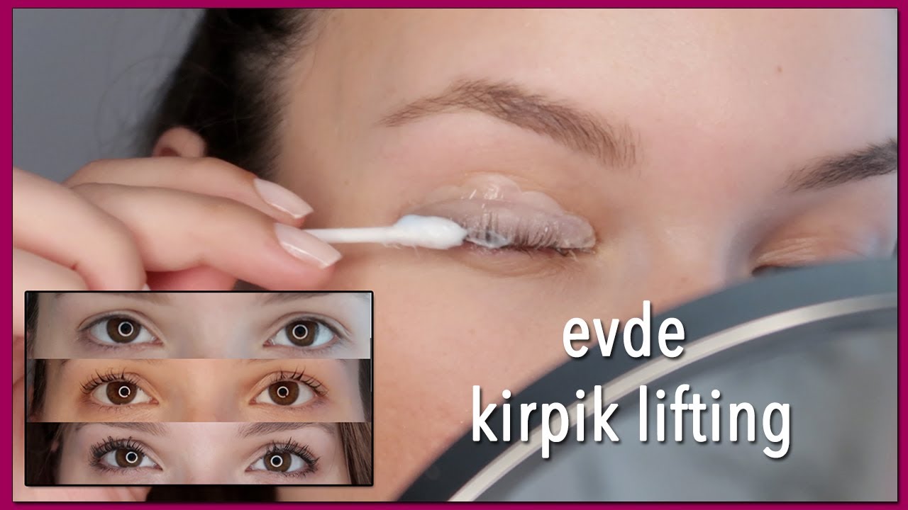 EVDE KİRPİK LIFTING | Sonuca İnanamadım! 🤩