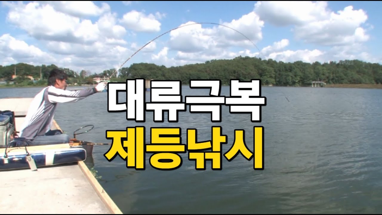 효촌지에서 대류 극복을 위해 제등낚시를 시도 #전층낚시 #중층낚시 #떡붕어낚시