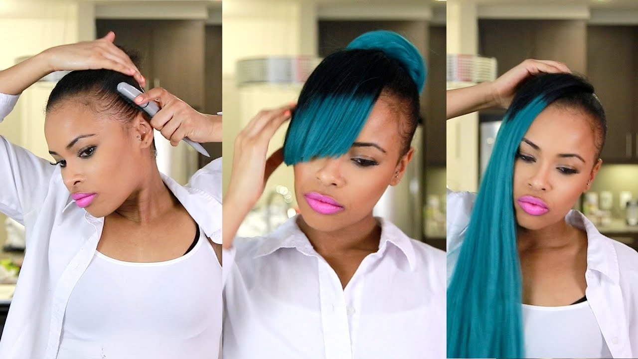 Faux Bangs Protective style from Start to finish! | Beauty2Bar