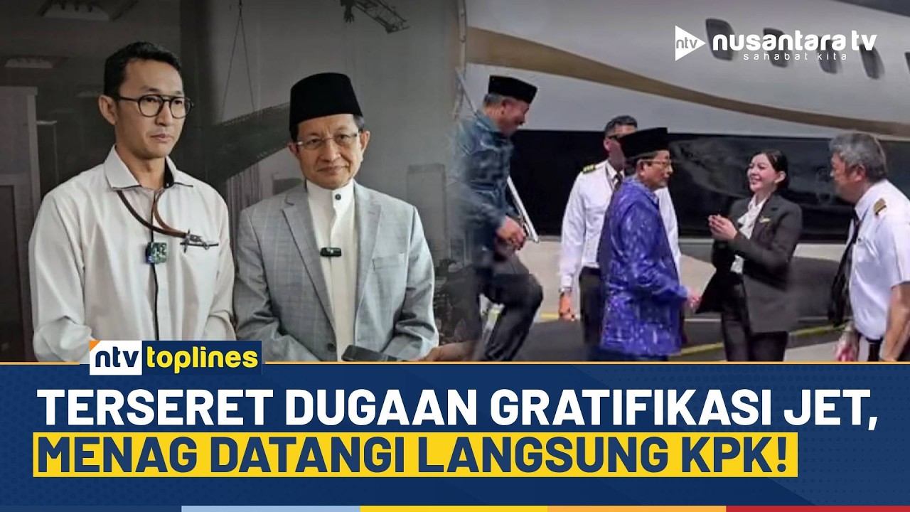 Menag Nasaruddin Umar Sambangi KPK, Klarifikasi Polemik Pesawat Jet dari Ketum Hanura | NTV