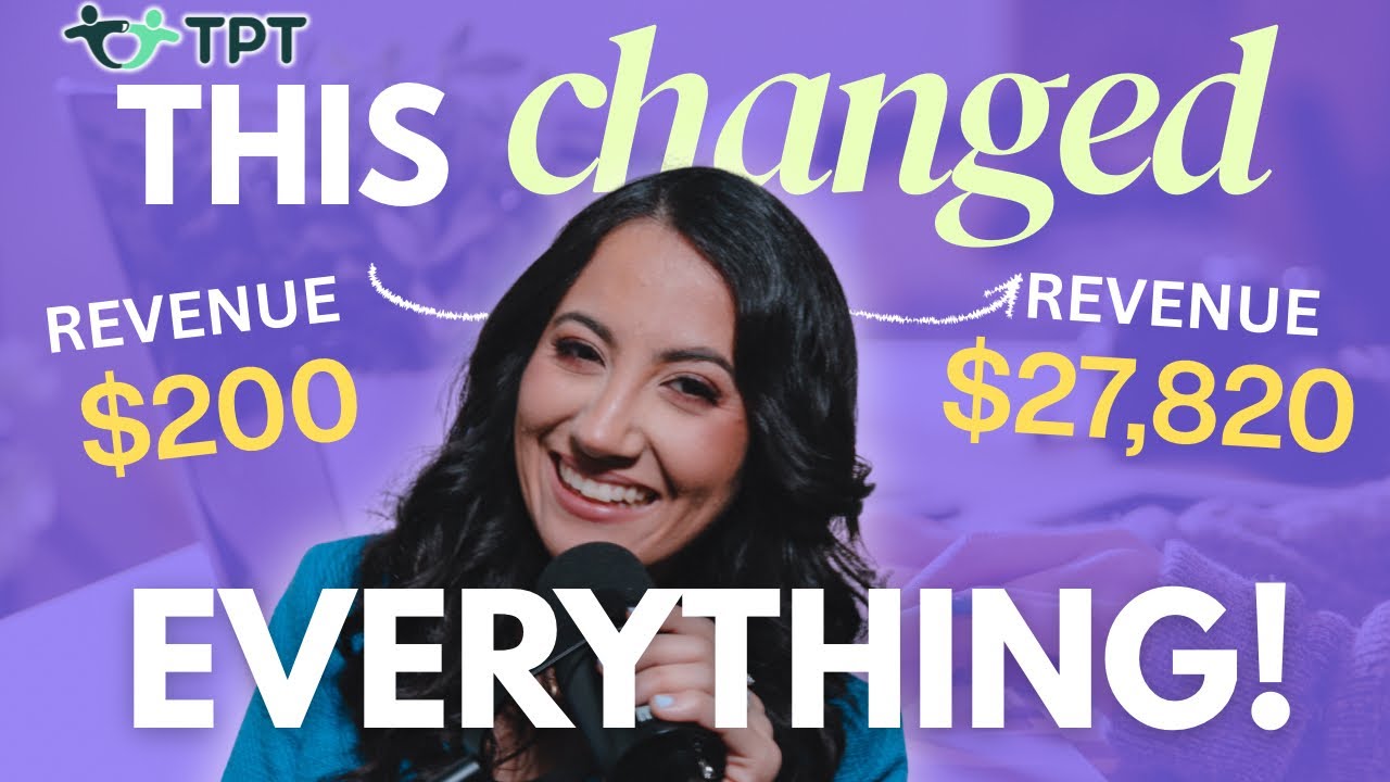 These 4 Changes Took My TPT Store to 4 Figures (Do This in 2026)