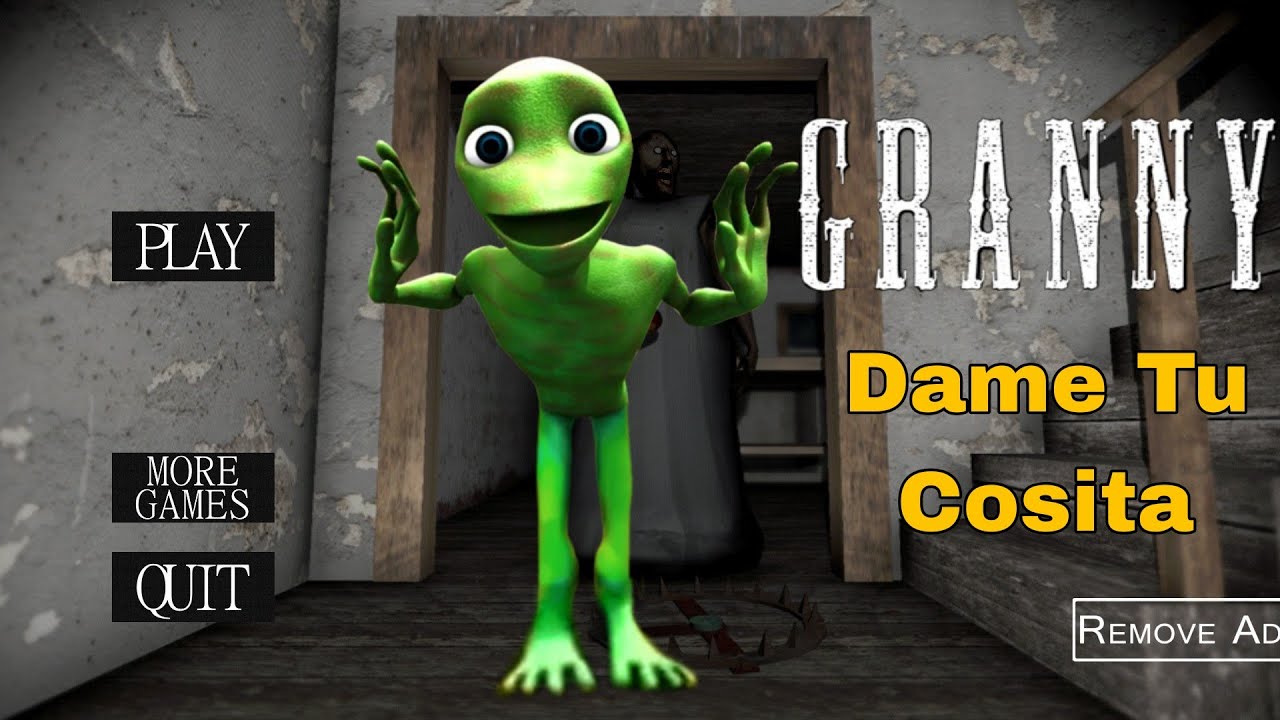 جراني تحولت لي الفضائي الأخضر 😱😰 الهروب من الباب ‼️Granny is Dame Tu Cosita #Granny #dametucosita 