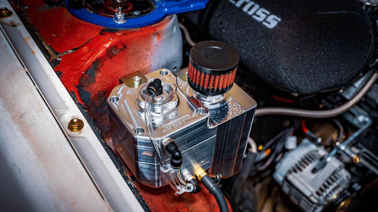 JSP Fab AE86 Oil Catch Can - INSTALL and OVERVIEW - this might be my favorite Catch Can.