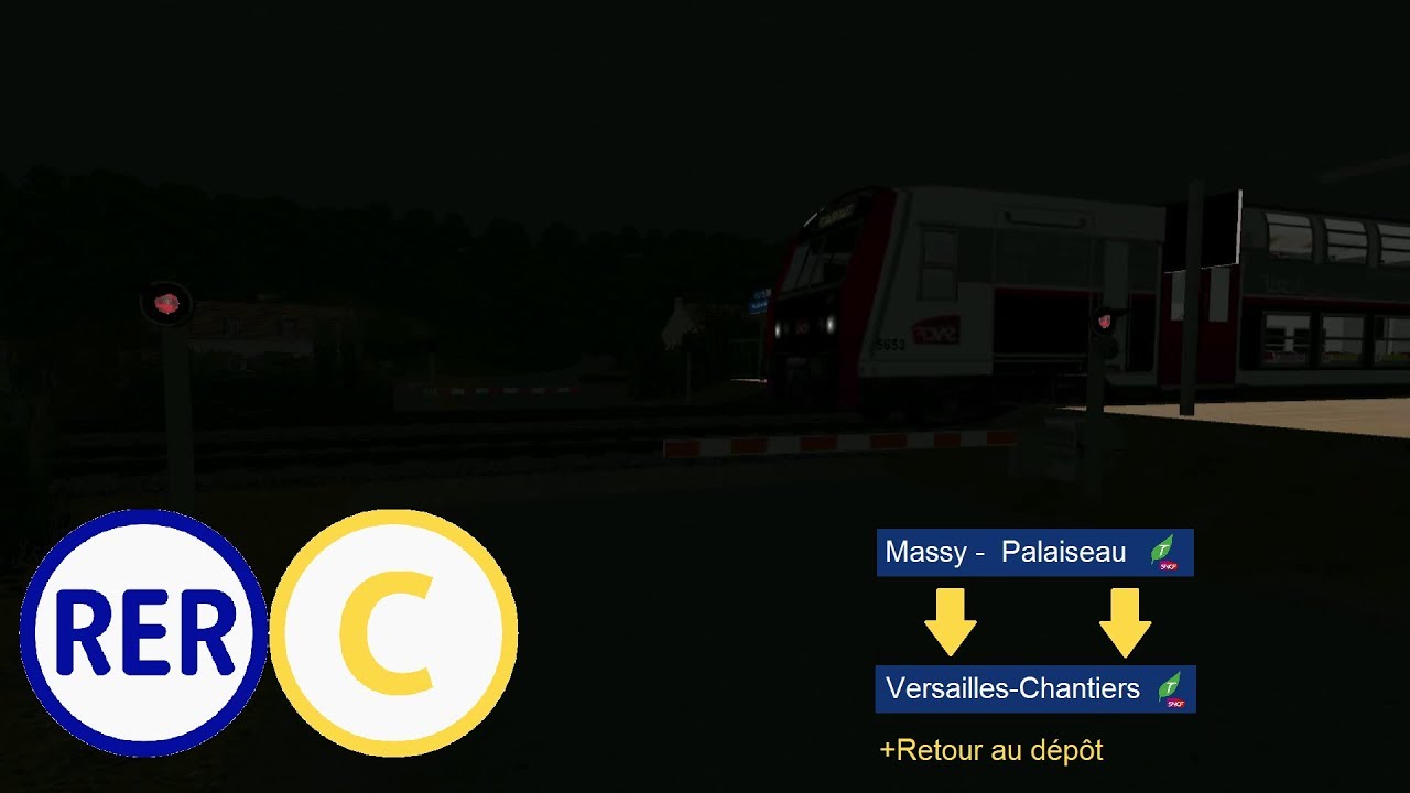 [OR-MSTS] RER C CIME Massy Palaiseau - Versaillies Chantier + Retour dépôt au commande d'une Z5600