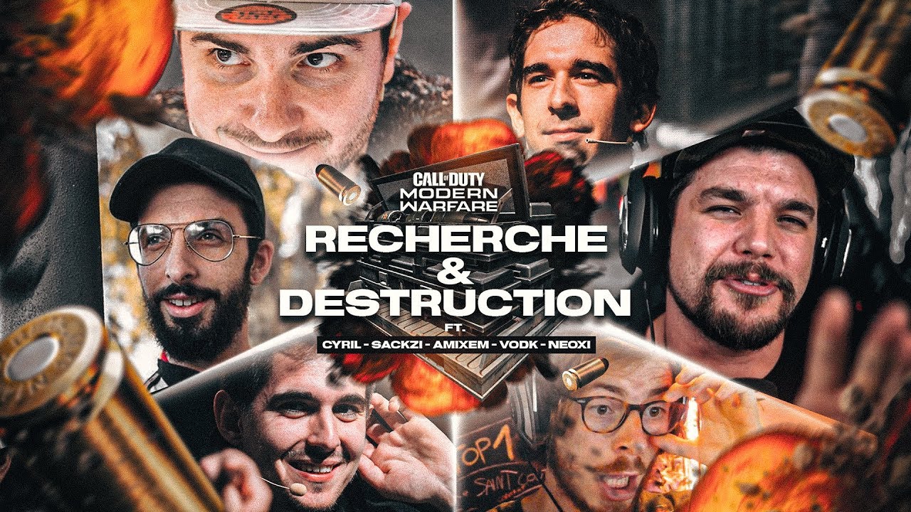 UNE TEAM INCROYABLE SUR MODERN WARFARE ! (ft Amixem  , Cyril , VodK , Sackzi et Neoxi)