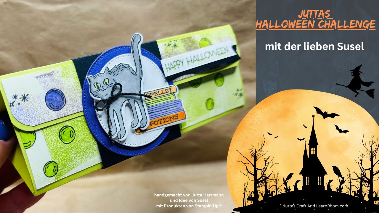 Stampin’Up! Juttas Halloween Challenge mit mit meinem 1.Gast