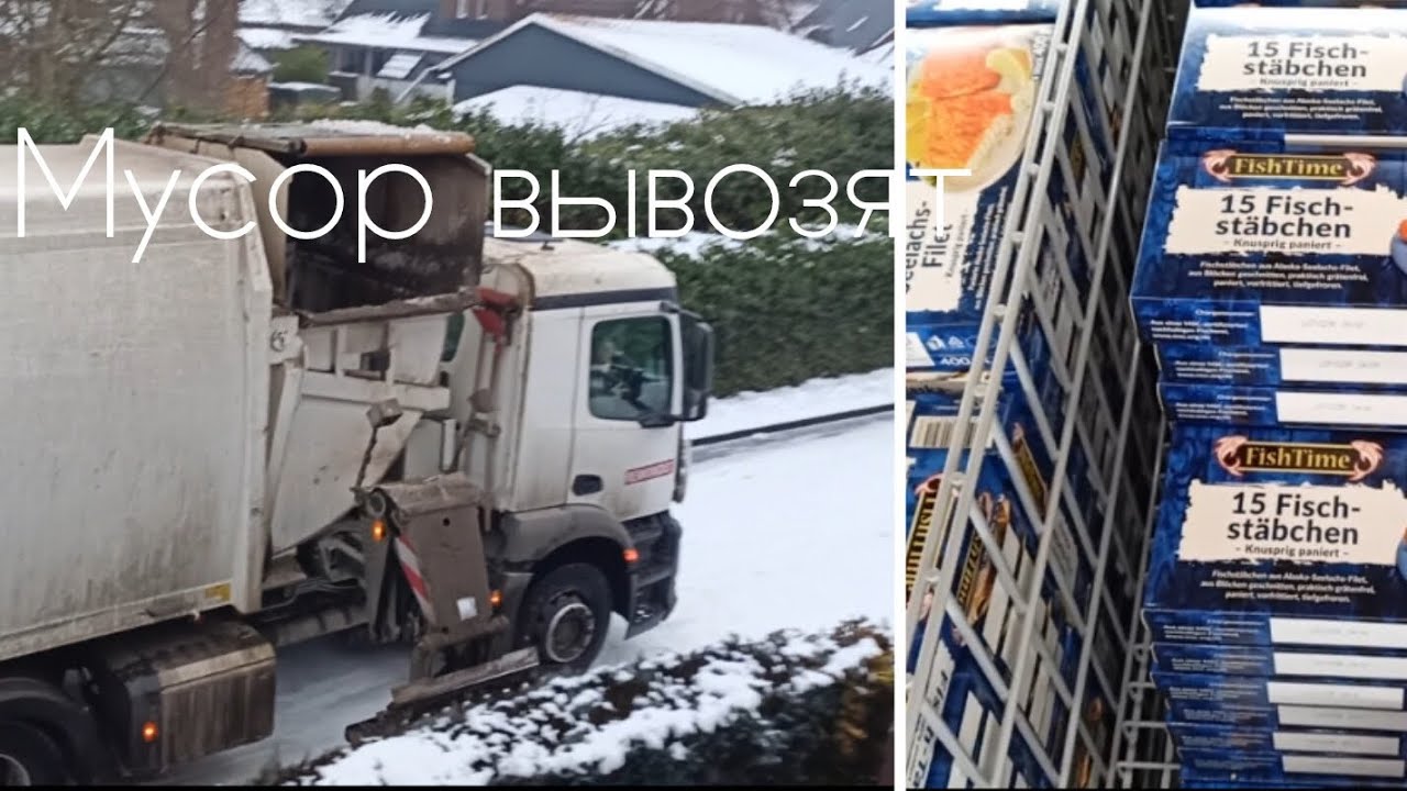 🚛ДВА раза в месяц мусор вывозят/🛍️ Большая закупка🇩🇪