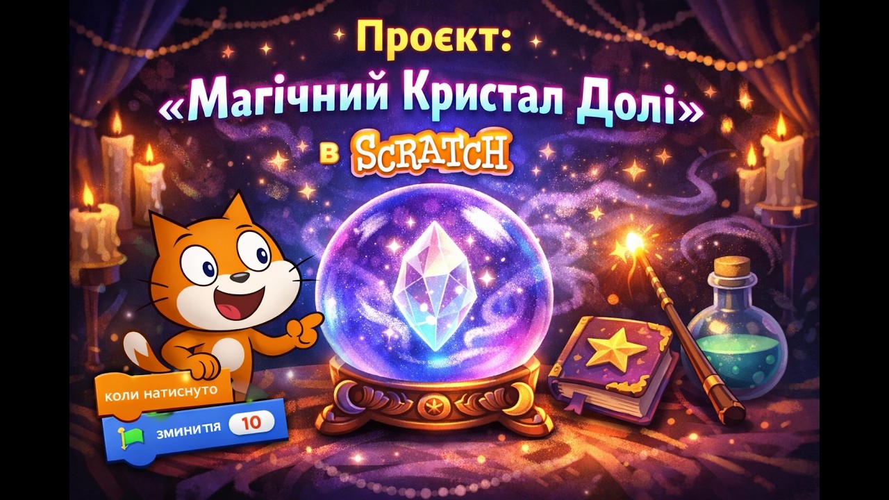Магічний кристал долі в Скретч