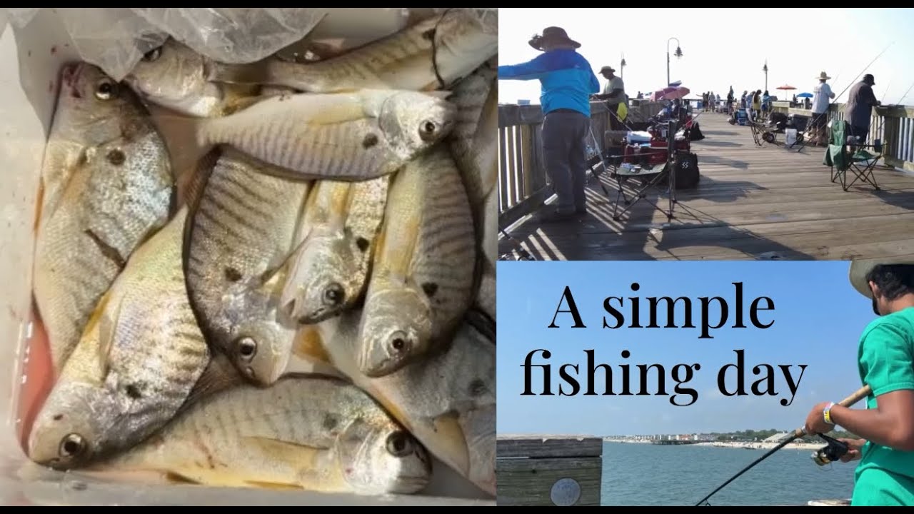 A Simple Fishing Day at James T Wilson Pier in Hampton, Virginia ~ Catching Spots