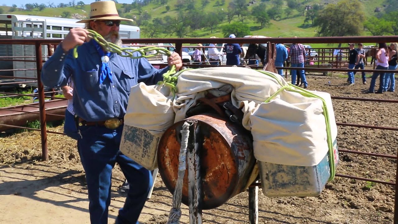 Packing Clinic 2016 Jerry Jones demonstrating Box Hitch