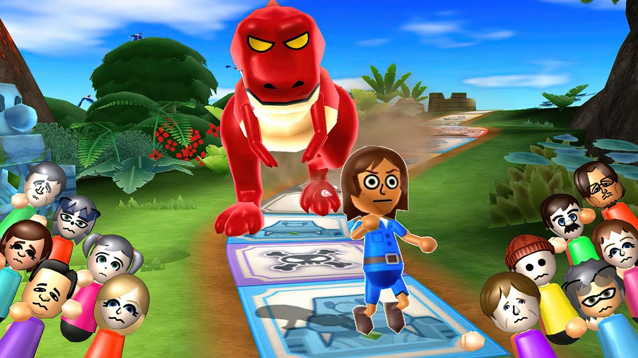 Wii Party Board Game Island - Yoko Vs Akira Vs Pablo Vs Lucia (Master COM)