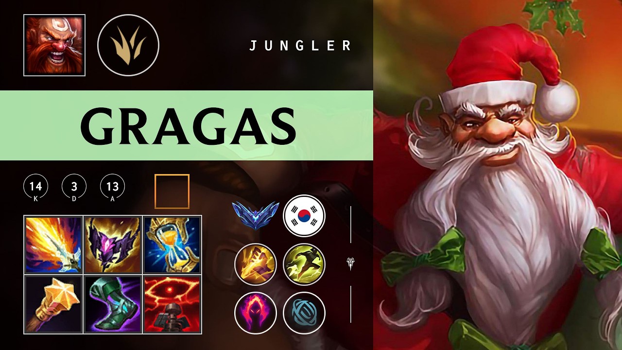 Gragas Jungle vs Xin Zhao - KR Diamond Patch 26.03