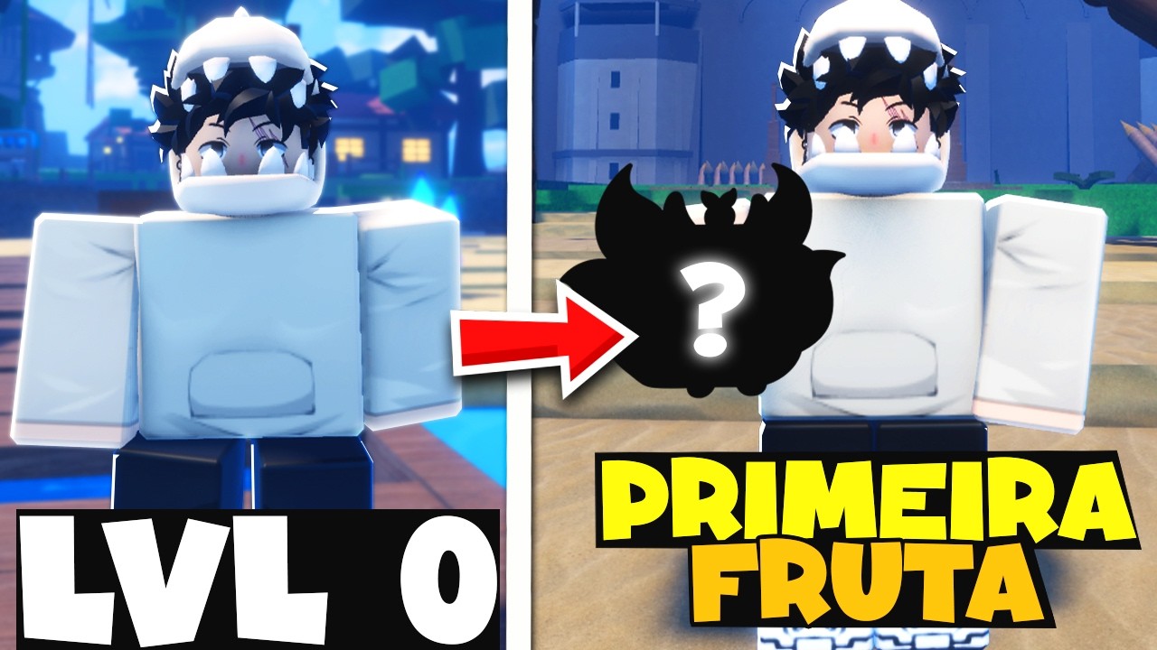 DECIDI JOGAR SAILOR PIECE E ESSA FOI MINHA PRIMEIRA FRUTA.