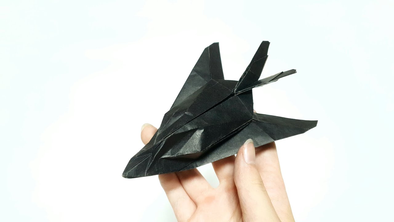A4 한장으로 스텔스기 접기 [씨에스타 종이접기] Origami Nighthawk