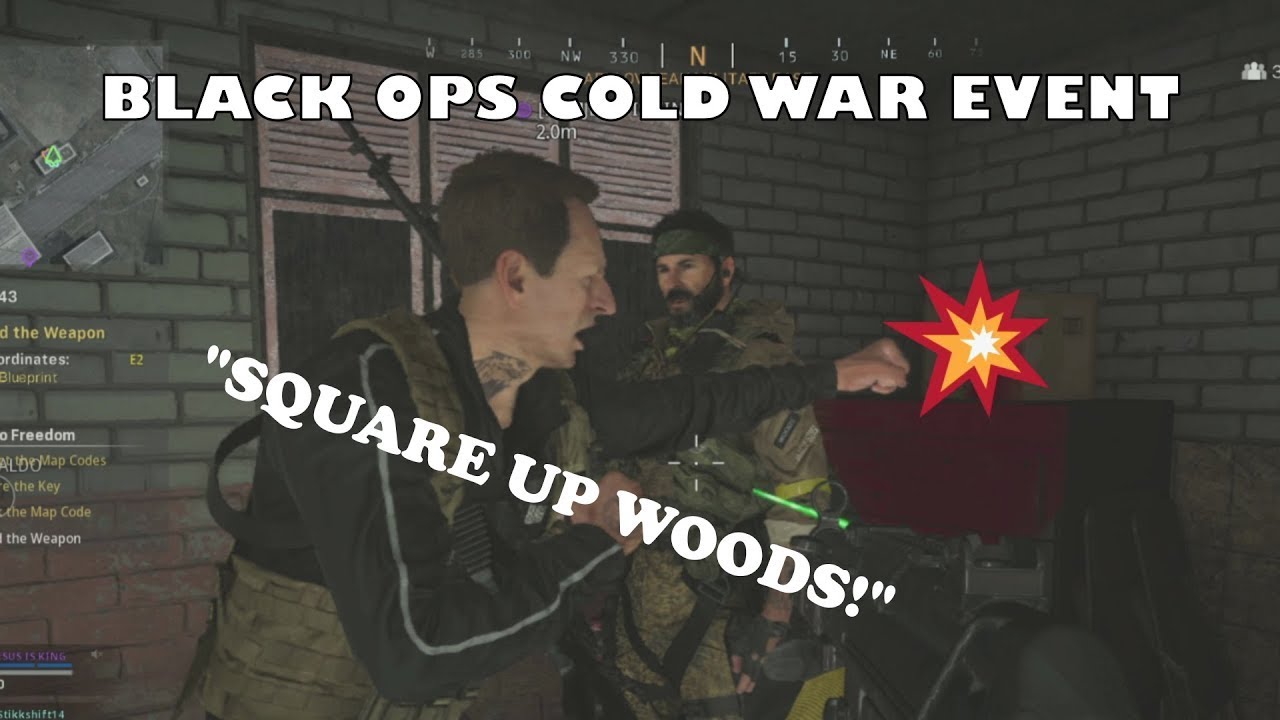 Camping next to Woods in Warzone's Cold War Event.