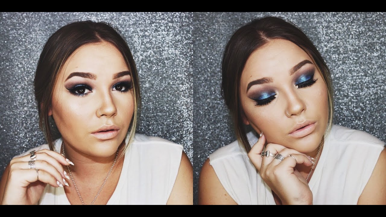 Electric Blue Smokey Eye ♡