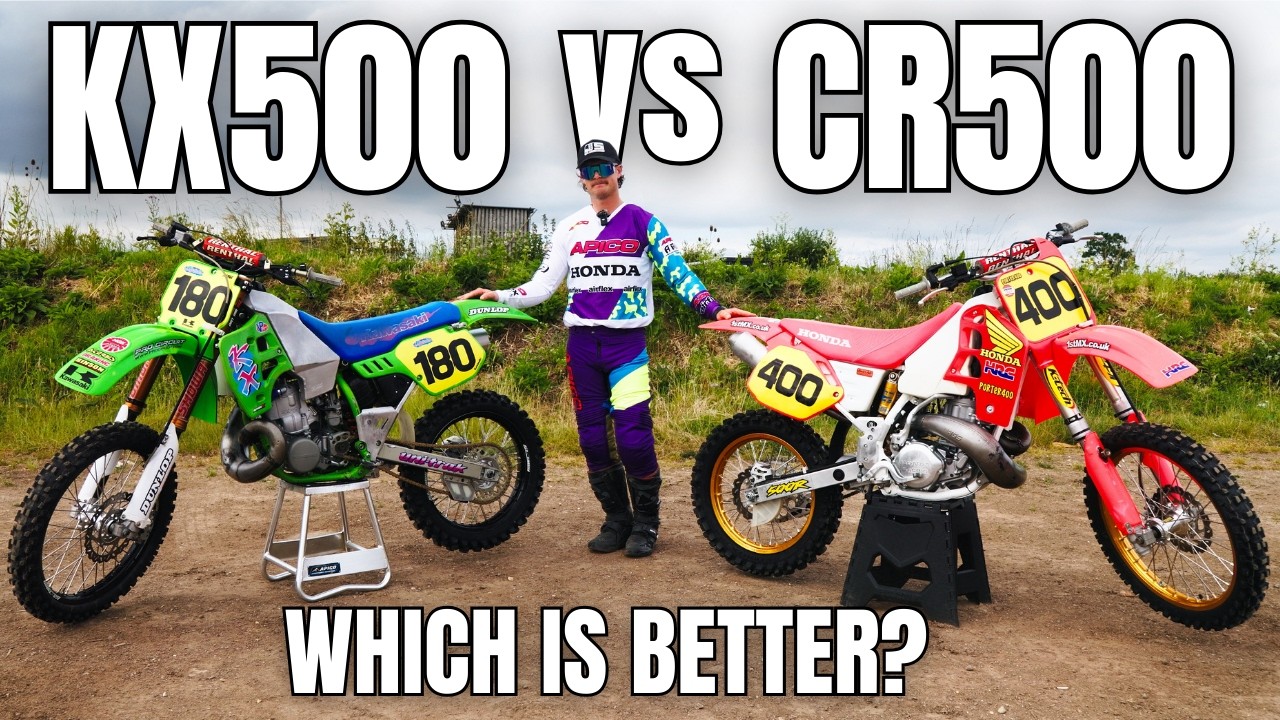 WHICH 500 IS THE BEST? KX500 vs CR500! | Lets Torque Bikes