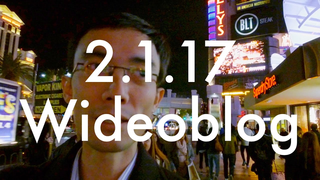 Got my MacBook Pro at Las Vegas: Lok's Wideo Blog 2.1.2017