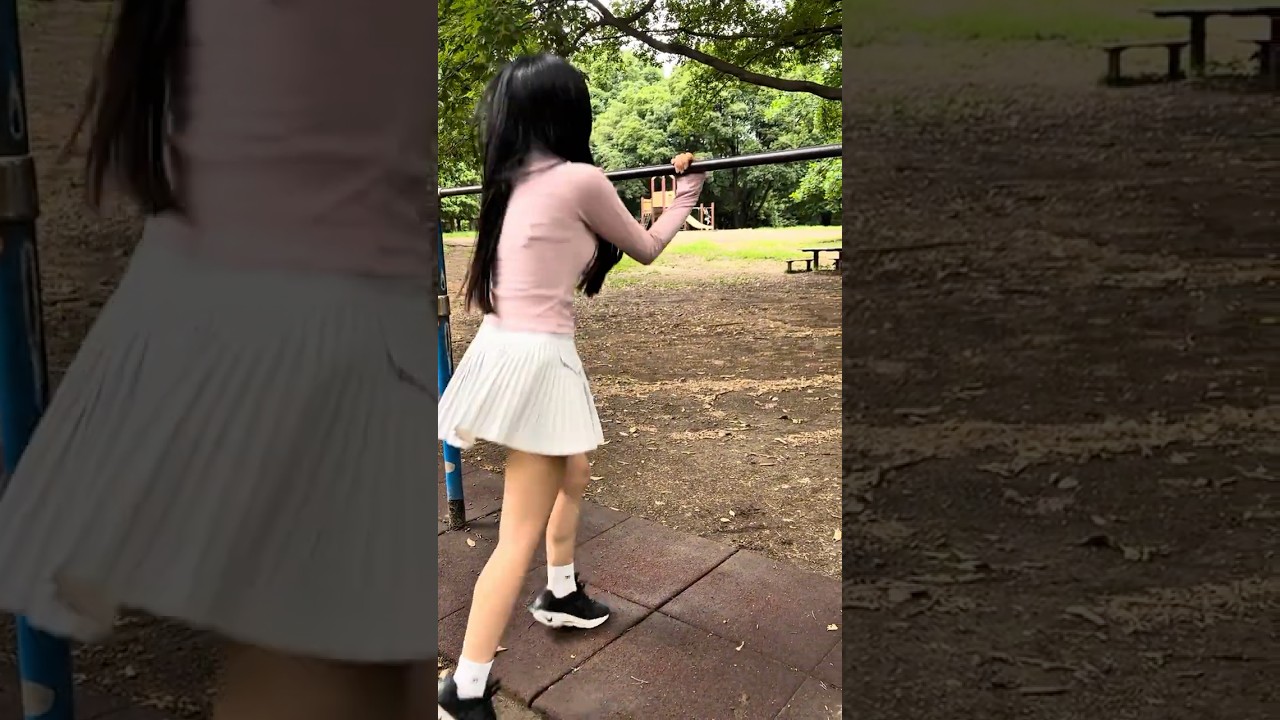 助走プロ逆上がりのコツ　何回できるかチャレンジ #鉄棒 #チャレンジ #悪魔の姉妹