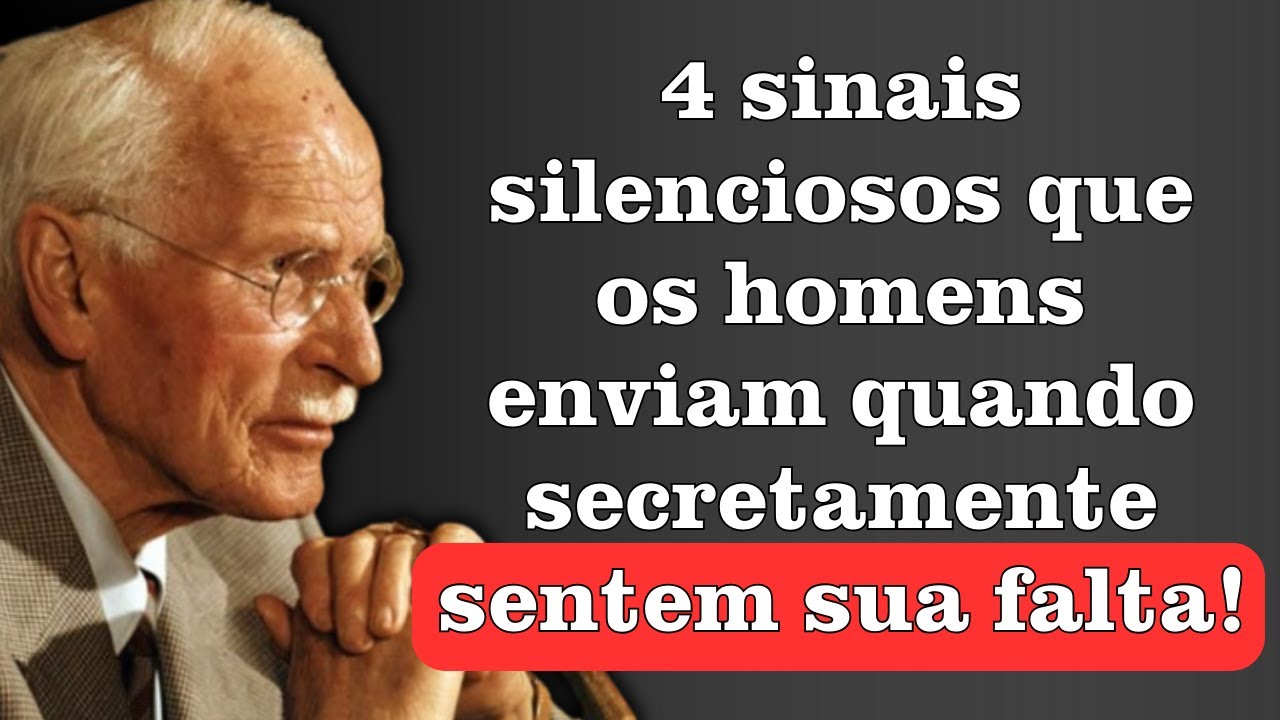 4 sinais silenciosos de que um Homem sente sua falta (quase nenhuma mulher percebe) | Carl Jung