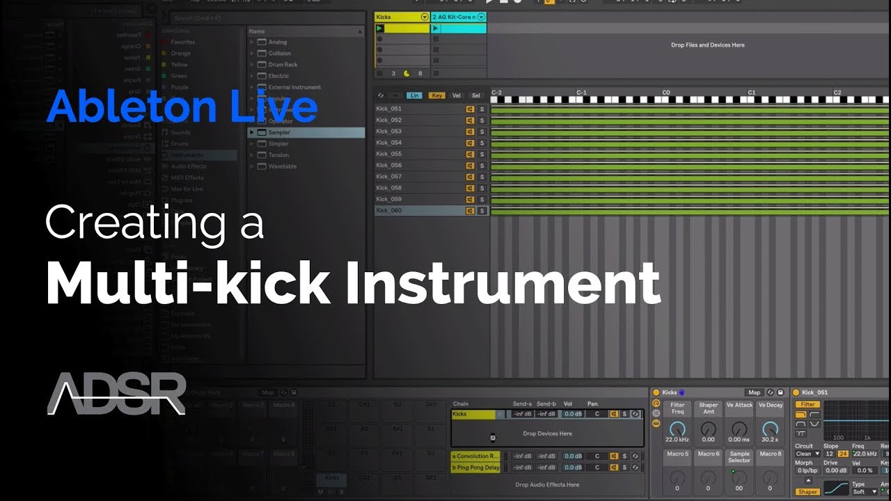 Creating a Multi-Kick Instrument in Ableton Live