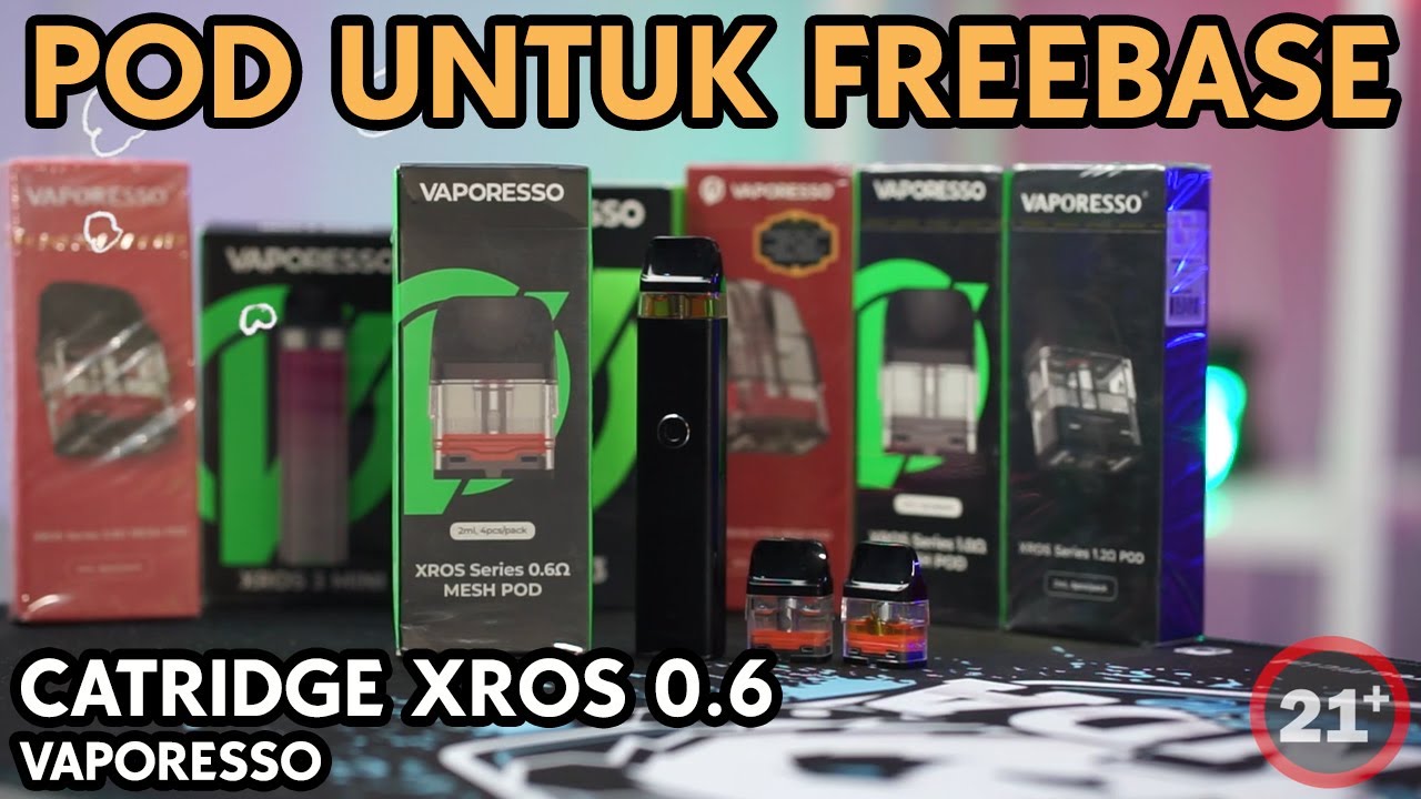 POD UNTUK LIQUID FREEBASE | CATRIDGE XROS 0.6 by VAPORESSO
