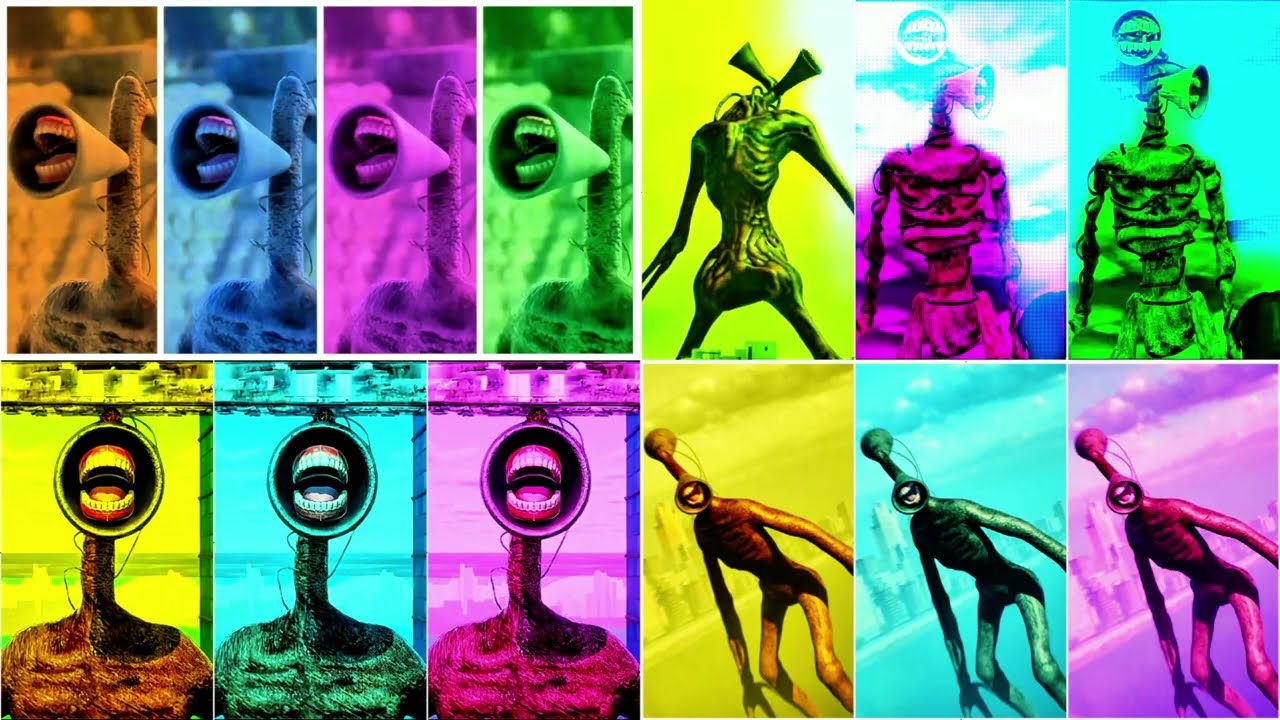 Siren head megamix coffin dance meme song cover siren head mega colour battle coffin dance