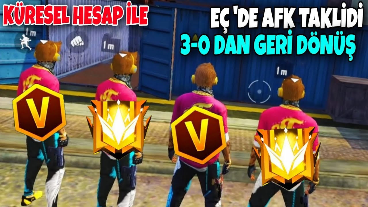 KÜRESEL 1 EKİBİMLE 3-0'DAN DÖNME CHALLENGE - ORDEK FF