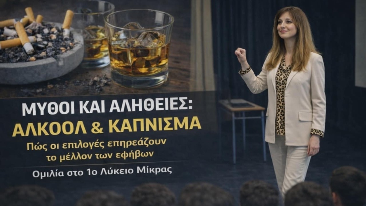 Αλκοόλ & Κάπνισμα: Μύθοι, Αλήθειες και οι Επιλογές που καθορίζουν το μέλλον σου