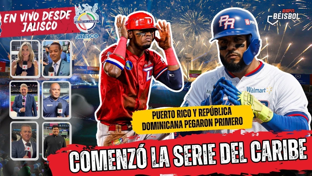SERIE DEL CARIBE 2026. REPÚBLICA DOMINICANA Y PUERTO RICO PEGAN PRIMERO vs MÉXICO | ESPN Beisbol