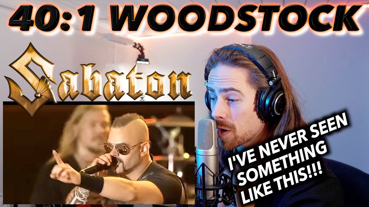 Sabaton — 40:1 (прямой эфир @Woodstock) ПЕРВАЯ РЕАКЦИЯ! (Я НИКОГДА НЕ ВИДЕЛ ТАКОГО!!!)