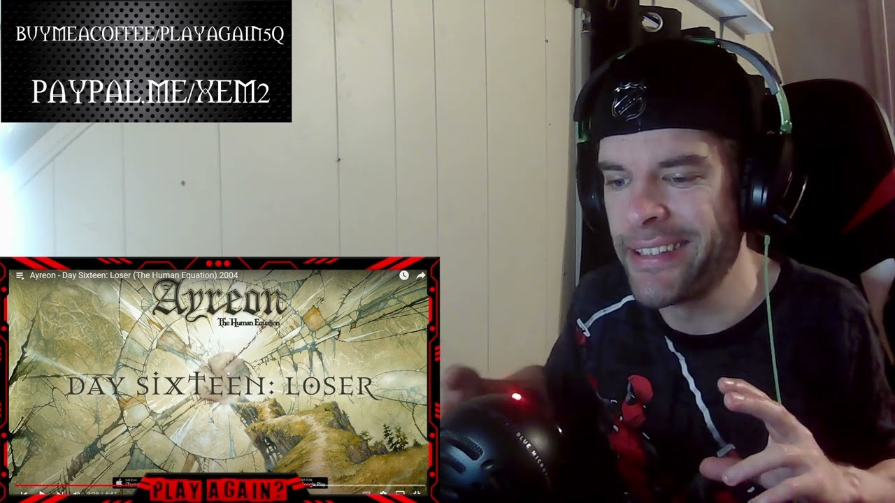 Ayreon - Day Sixteen Loser (The Human Equation) (First Time Reaction)