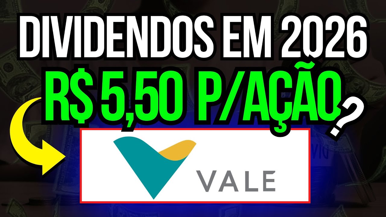 VALE3 VAI PAGAR R$5,50 DE YIELD EM 2026? DEVO VENDER VALE E REALIZAR O LUCRO?