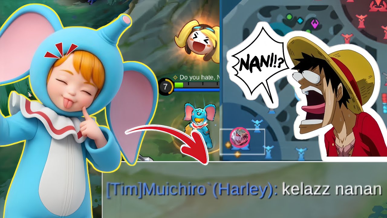 NANA ROAM ||  NANA ANOMALI UJI MENTAL PUBLIK DARK SYSTEM + MATCH ANEH - MOBILE LEGENDS BANG-BANG