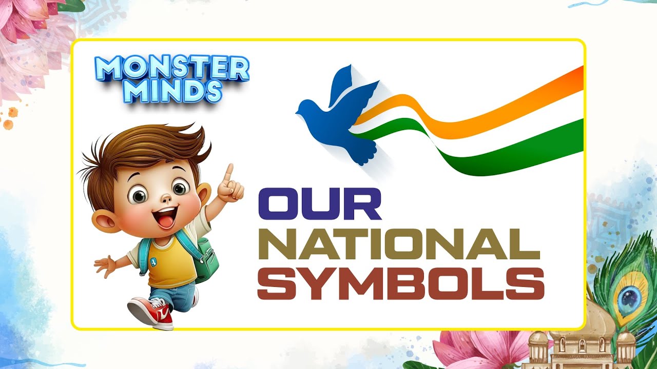 Learn National Symbols || India's Pride: Exploring Our National Symbols || Monster Mind 🇮🇳🐅🐘🏹🇮🇳