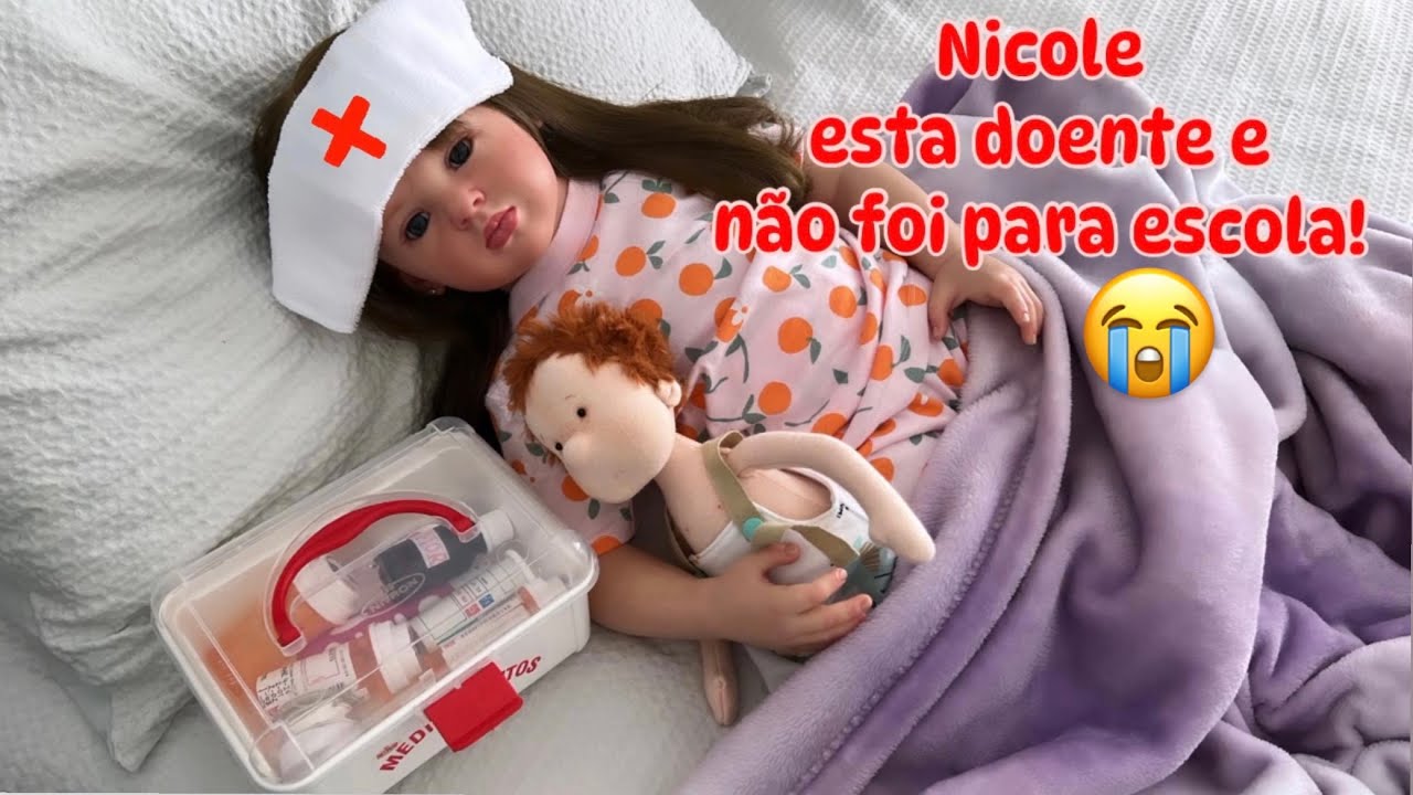 ОБЫЧНАЯ НИКОЛЬ ЗАБОЛЕЛА И НЕ ПОШЛА В ШКОЛУ - BABY REBORN