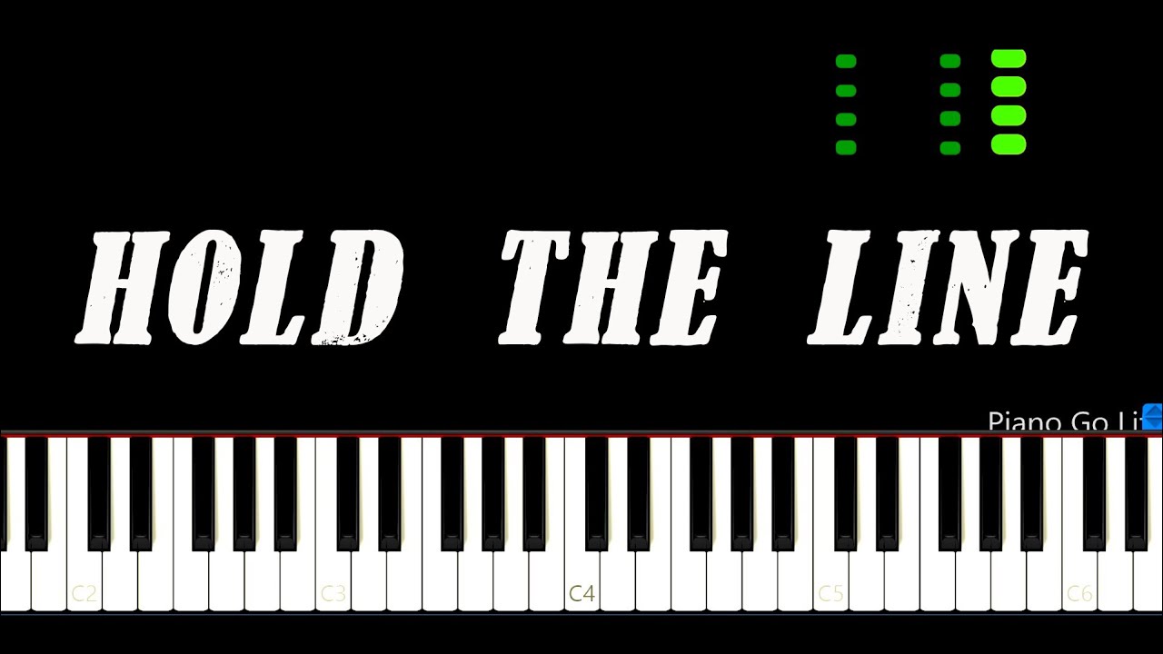 Toto - Hold The Line Piano Tutorial